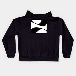 Abstract - black and white. Kids Hoodie